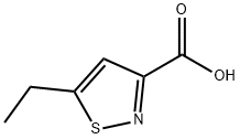 5-甲基异噻唑-3-羧酸 结构式