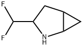 2-Azabicyclo[3.1.0]hexane, 3-(difluoromethyl)- 结构式