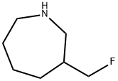 1H-Azepine, 3-(fluoromethyl)hexahydro- 结构式