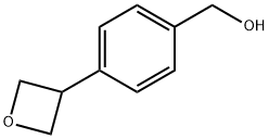(4-(氧杂环丁烷-3-基)苯基)甲醇 结构式