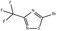 5-溴-3-(三氟甲基)-1,2,4-噻二唑 结构式