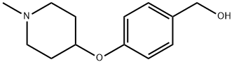 (4-((1-Methylpiperidin-4-yl)oxy)phenyl)methanol 结构式