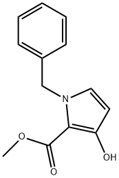 1-苄基-3-羟基-1H-吡咯-2-羧酸甲酯 结构式