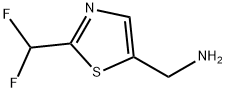 2-(DIFLUOROMETHYL) THIAZOL-5-YL)METHANAMINE 结构式