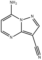 7-氨基吡唑并[1,5-A]嘧啶-3-甲腈 结构式