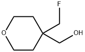 [4-(fluoromethyl)oxan-4-yl]methanol 结构式