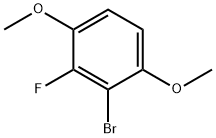 1-溴-3,6-二甲氧基-2-氟苯 结构式