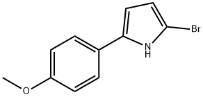 2-Bromo-5-(4-methoxyphenyl)-1H-pyrrole 结构式