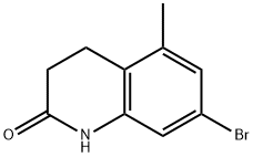 7-bromo-5-methyl-1,2,3,4-tetrahydroquinolin-2-on
e 结构式