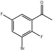 1-(3-溴-2,5-二氟苯基)乙烷-1-酮 结构式
