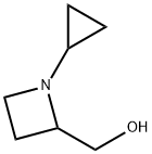 (1-环丙基ZETIDIN-2-基)甲醇 结构式