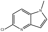 5-氯-1-甲基-1H-吡咯并[3,2-B]吡啶 结构式