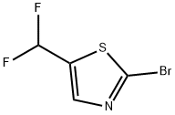 2-溴-5-(二氟甲基)噻唑 结构式