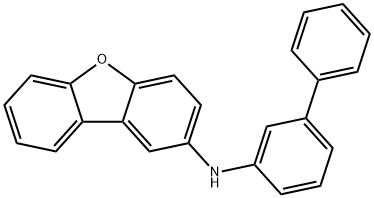 N-([[1,1'-联苯]-3-基]二苯并[B,D]呋喃-2-胺 结构式