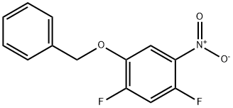 1-(benzyloxy)-2,4-difluoro-5-nitrobenzene 结构式