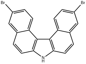 3,11-二溴-7H-二苯并[C,G]咔唑 结构式
