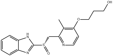 (S)-O-脱甲基雷贝拉唑杂质 结构式