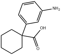 Cyclohexanecarboxylic acid, 1-(3-aminophenyl)- 结构式