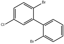 2,2'-dibromo-5-chloro-1,1'-biphenyl 结构式