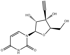 3'-beta-C-Ethynyluridine 结构式