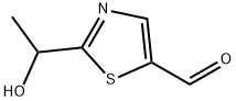 2-(1-羟乙基)噻唑-5-甲醛 结构式