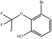 Phenol, 3-bromo-2-(trifluoromethoxy)- 结构式