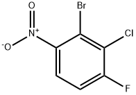 2-溴-3-氯-4-氟硝基苯 结构式