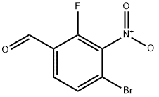 Benzaldehyde, 4-bromo-2-fluoro-3-nitro- 结构式