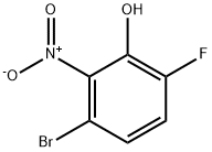 3-Bromo-6-fluoro-2-nitrophenol 结构式