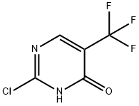 2-氯-5-(三氟甲基)嘧啶-4(3H)-酮 结构式