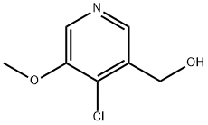 (4-CHLORO-5-METHOXYPYIDIN-3-YI)METHANOL 结构式