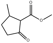2-甲基-5-氧代环戊烷-1-羧酸甲酯 结构式