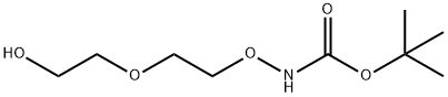 t-Boc-Aminoxy-PEG2-alcohol 结构式