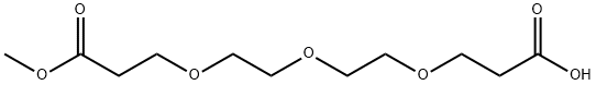 ACID-PEG3-MONO-METHYL ESTER 结构式