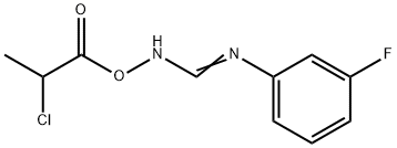 [amino(3-fluorophenyl)methylidene]amino 2-chloropropanoate 结构式