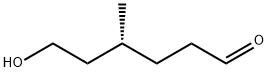 Hexanal, 6-hydroxy-4-methyl-, (4R)- 结构式