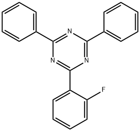 2-(2-氟苯基)-4,6-二苯基-1,3,5-三嗪 结构式