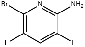 6-溴-3,5-二氟吡啶2-胺 结构式