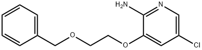 3-[2-(Benzyloxy)ethoxy]-5-chloropyridin-2-amine 结构式