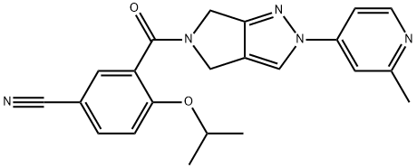 GlyT1 Inhibitor 1 结构式
