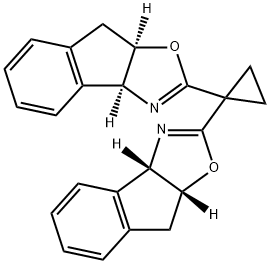 (3AS,3'AS,8AR,8'A'R)-2,2'-环丙亚基双[3A,8A-二氢-8H-茚并[1,2-D]噁唑] 结构式