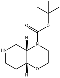 叔丁基(4AS,8AR)-八氢-4H-吡啶并[4,3-B][1,4]噁嗪-4-羧酸酯 结构式
