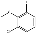 Benzene, 1-chloro-3-iodo-2-(methylthio)- 结构式