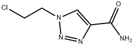 1-(2-chloroethyl)-1H-1,2,3-triazole-4-carboxamide 结构式