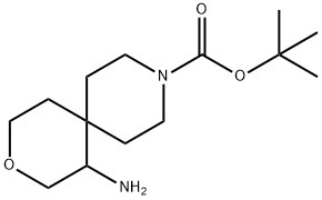 Tert-Butyl 1-Amino-3-Oxa-9-Azaspiro[5.5]Undecane-9-Carboxylate(WX101436) 结构式