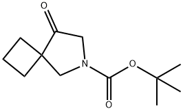 8-氧代-6-氮杂螺环[3.4]辛烷-6-羧酸叔丁酯 结构式