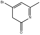 4-溴-6-甲基吡啶-2(1H)-酮 结构式