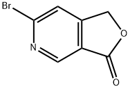 6-bromo-1H-furo[3,4-c]pyridin-3-one 结构式