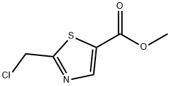 2-(氯甲基)噻唑-5-羧酸甲酯 结构式