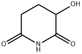 3-hydroxypiperidine-2,6-dione 结构式